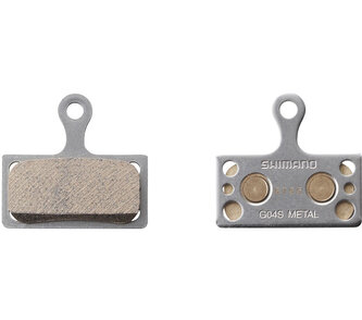 brzdové destičky Shimano G04S-MX kovové original balení brzdové destičky Shimano G04S-MX kovové original balení