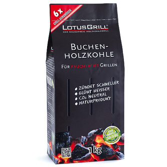 Dřevěné uhlí LotusGrill, 1 kg