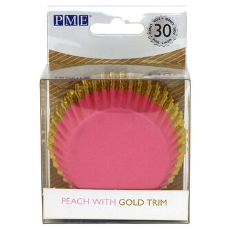 košíčky na muffins PME ružový zlatý