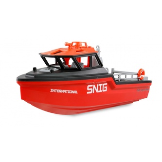Amewi RC bezkomutátorový záchranný člun Snig 32 cm RTR černočervený Amewi RC bezkomutátorový záchranný člun Snig 32 cm RTR černočervený