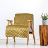 Přehoz na křeslo - sedačku DITA medová 70x160 cm Mybesthome