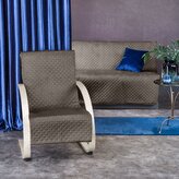 Přehoz na křeslo - sedačku DITA tmavě béžová 70x160 cm Mybesthome