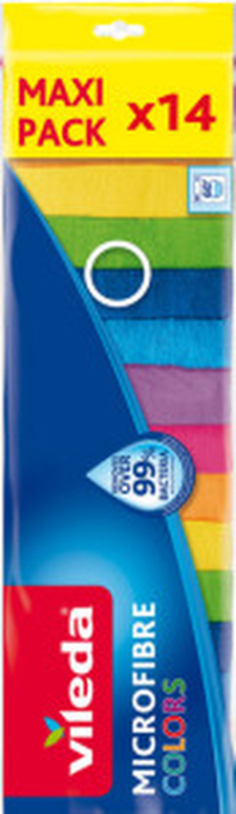 Vileda mikrohadřík Color, 14 ks