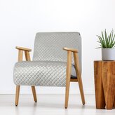 Přehoz na křeslo - sedačku SANDRA stříbrná 70x160 cm Mybesthome