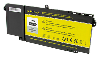 Aku DELL Latitude 5320/7320/7420/7520 3400mAh Li-Pol 15,2V 7FMXV Aku DELL Latitude 5320/7320/7420/7520 3400mAh Li-Pol 15,2V 7FMXV