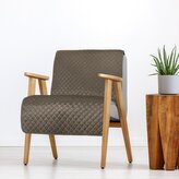 Přehoz na křeslo - sedačku SANDRA tmavě béžová 70x160 cm Mybesthome