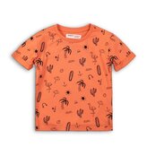 Tričko chlapecké s krátkým rukávem, Minoti, TB TSHIRT 6, oranžová - 68/80