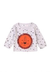 Tričko kojenecké BIO bavlna, Minoti, Simba 1, šedá - 56/62