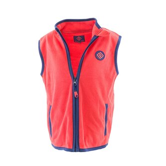 dívčí vesta propínací fleezová, Pidilidi, PD1120-08, červená - 134