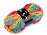 Pletací příze Best Socks samovzorovací / ponožkovka 100 g - 1 ks - 18 (7074) multikolor