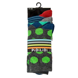 ponožky chlapecké - 3pack, Pidilidi, PD0129, Kluk - 31-34