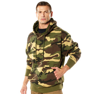 Mikina s kapucí Every Day Pullover, Rothco, Woodland Camo, 2XL
