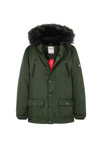 Kabát chlapecký Parka, Minoti, 11COAT 21, khaki - 140/146