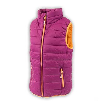 vesta extra lehká nylonová, Pidilidi, PD1086-16, vínová - 98