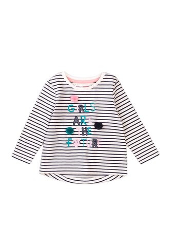 Tričko dívčí s dlouhým rukávem, Minoti, Lovely 2, holka - 80/86