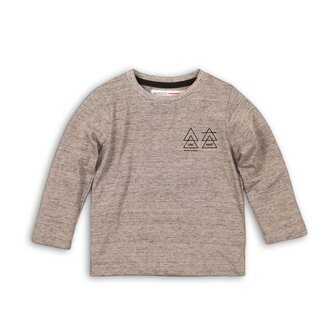 Tričko chlapecké s dlouhým rukávem, Minoti, RANGER 8, šedá - 68/80