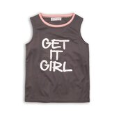 Tílko dívčí sportovní, Minoti, POWER 7, šedá - 152/158