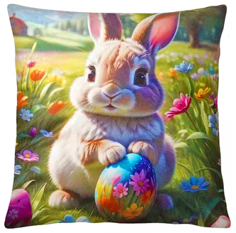 Velikonoční polštář LOVELY BUNNY I. 40x40 cm  Mybesthome