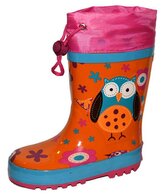 holínky dětské sova, Pidilidi, PL0055-17, oranžová - 28