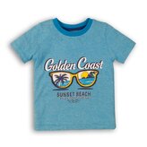 Tričko chlapecké s krátkým rukávem, Minoti, Sunset 7, modrá - 74/80