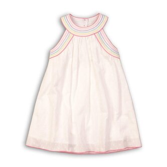 Šaty dívčí bavlněné, Minoti, Pool 1, bílá - 80/86