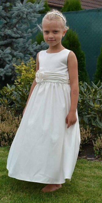 šaty slavnostní, družičkové, Pidilidi, PD952, krémová - 92