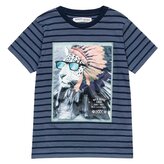 Tričko chlapecké s krátkým rukávem, Minoti, Valley 2, modrá - 128/134