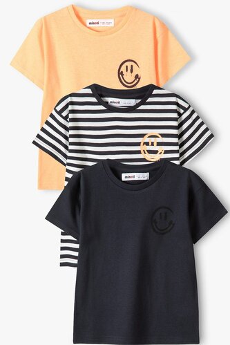 Tričko chlapecké s krátkým rukávem 4pack, Minoti, 13tee 51, Kluk - 98/104