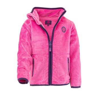 mikina dívčí chlupatá se stojáčkem, Pidilidi, PD1156-03, růžová - 134