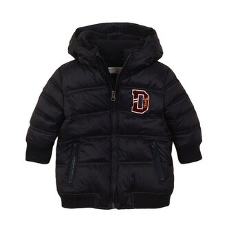 Bunda chlapecká zimní Puffa, Minoti, SCHOOL 11, navy - 68/80
