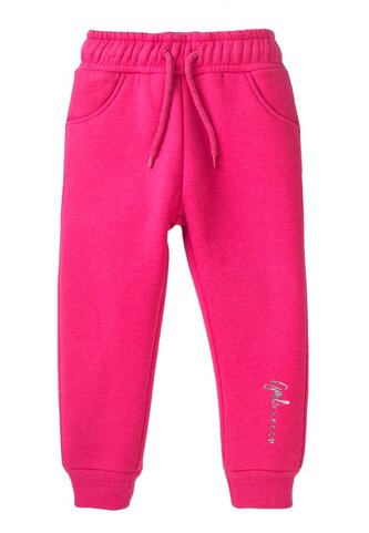 Tepláky dívčí, Minoti, 8GFJOG 4, růžová - 140/146