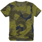 Dětské tričko s krátkým rukávem, Brandit, Swedish Camo, M