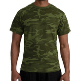 Pánské tričko Rothco, Green Camo, 2XL