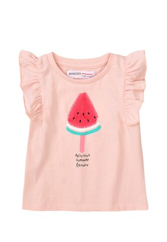 Tílko dívčí, Minoti, Melon 7, růžová - 86/92