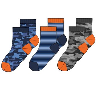 Ponožky chlapecké 3pack, Minoti, 13sock 22, Kluk - 152/164