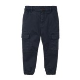 Kalhoty chlapecké s elastanem, Minoti, 3BCOMBAT 1, modrá - 104/110