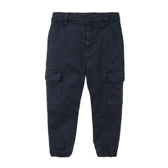 Kalhoty chlapecké s elastanem, Minoti, 3BCOMBAT 1, modrá - 104/110