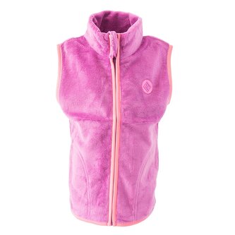 vesta dívčí chlupatá se stojáčkem, Pidilidi, PD1115-06, fialová - 122