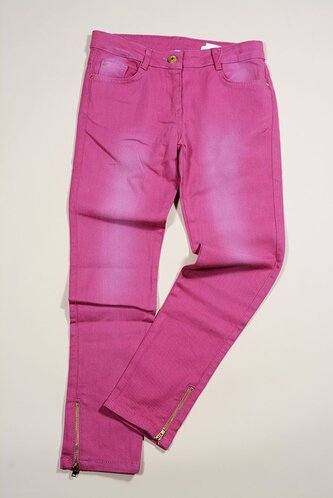 kalhoty dívčí, Sobe, 15KKGPAN745, červená - 140