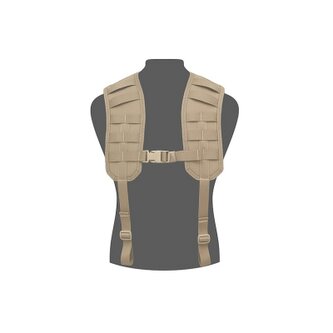 Nosné popruhy MOLLE Harness Elite Ops, Warrior, coyote