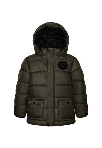 Kabát chlapecký nylonvý Puffa, Minoti, 11COAT 10, khaki - 128/134