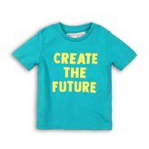 Tričko chlapecké s krátkým rukávem, Minoti, TB TSHIRT 3, tyrkysová - 68/80