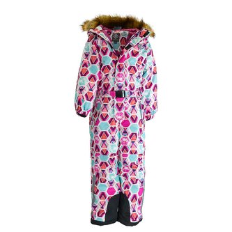 Dívčí lyžařská kombinéza DUGA, Pidilidi, PD1151-01, růžová - 116