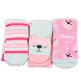 veselé ponožky FUNNY dívčí - 3pack, Pidilidi, PD0138-01, holka - 23-26