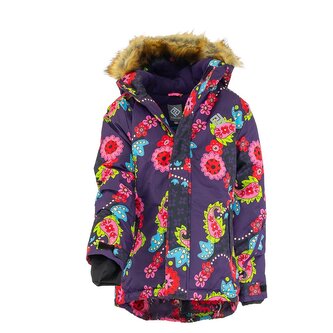Dívčí bunda lyžařská zimní dívčí KINDU, Pidilidi, PD1148-06, fialová - 146