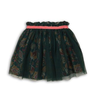 Sukně dívčí, Minoti, VELVET 8, zelená - 68/80