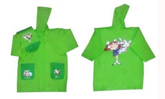 Pláštěnka Káťa a Škubánek, Pidilidi, PL0025-19, zelená - 116