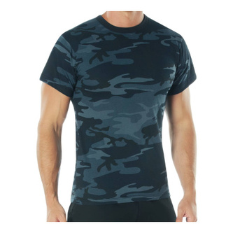 Pánské tričko Rothco, Midnight Blue Camo, 2XL