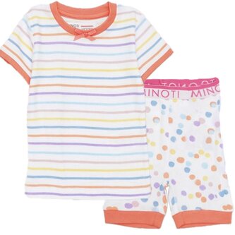 Pyžamo dívčí krátké, Minoti, PYJA 29, holka - 86/92