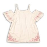 Halenka dívčí, Minoti, Tumbleweed 1, bílá - 122/128